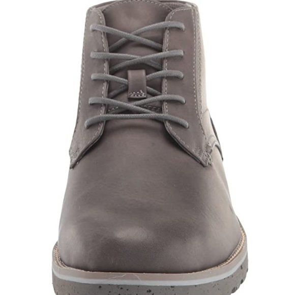 Mens Dr. Scholl\'s Lancer Faux Leather Casual Boots Size 10.5 12 13 Dark Gray NWT main image 7